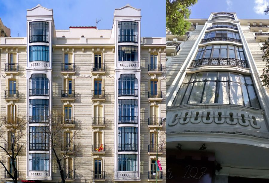 Segundo y último edificio de viviendas para Tomás Marina y Valentín Roca (calle Alcalá, 107)