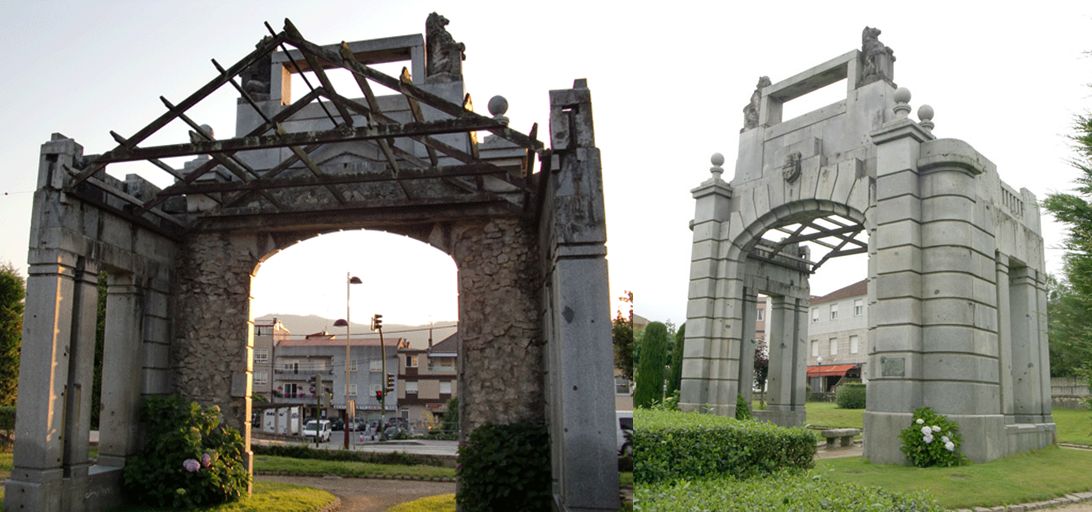 Edificios desaparecidos de Madrid Templete Red San Luis en O Porriño
