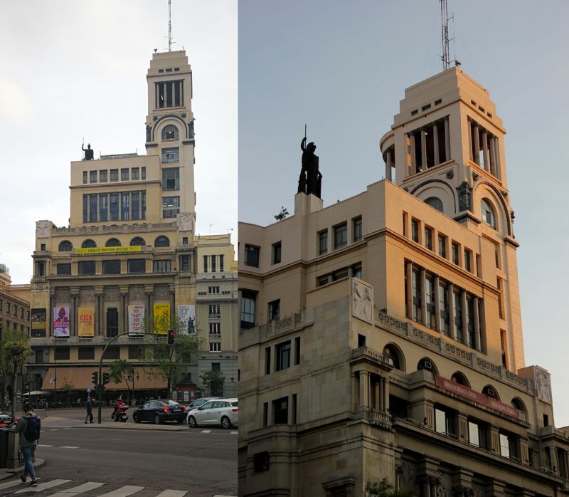 Edificio del Círculo de Bellas Artes, uno de los primeros rascacielos españoles