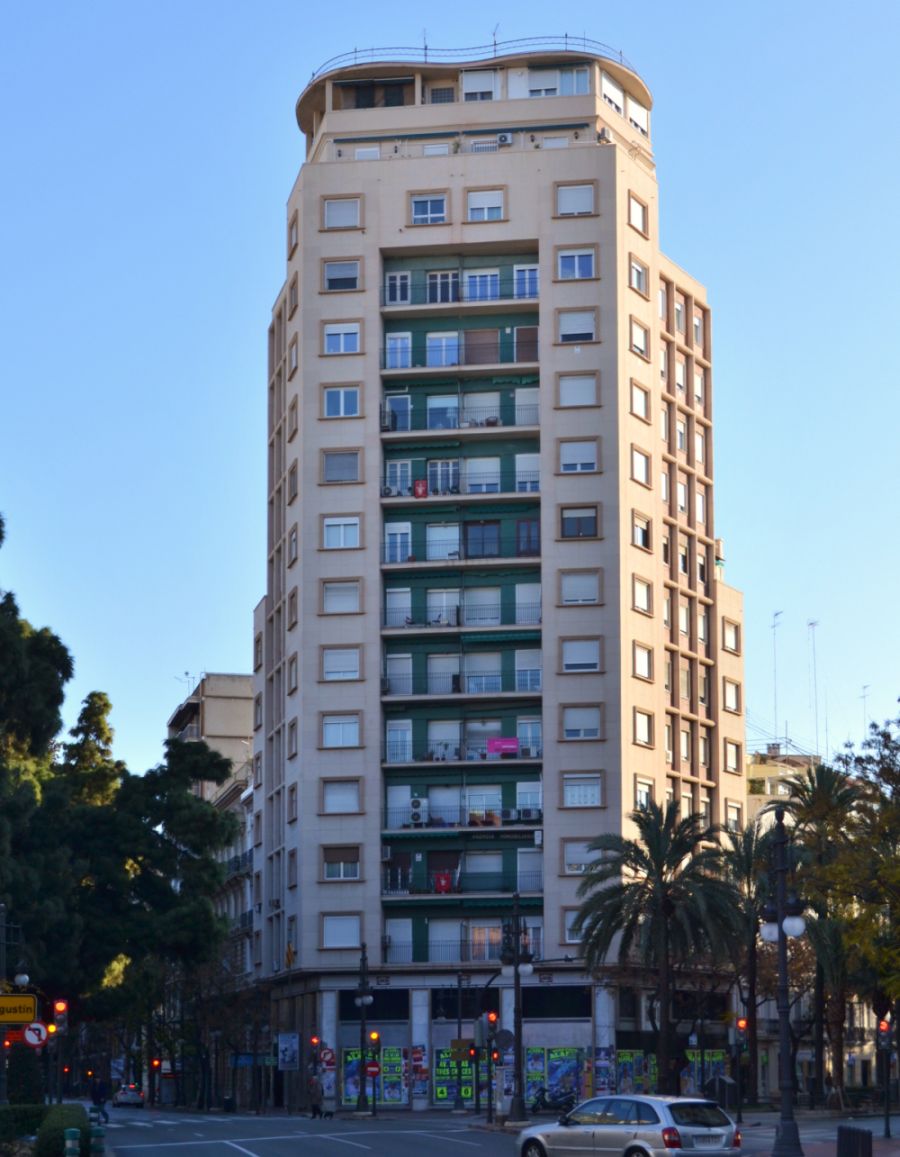 Primeros rascacielos españoles en Gran Vía Marqués del Turia 2 Valencia
