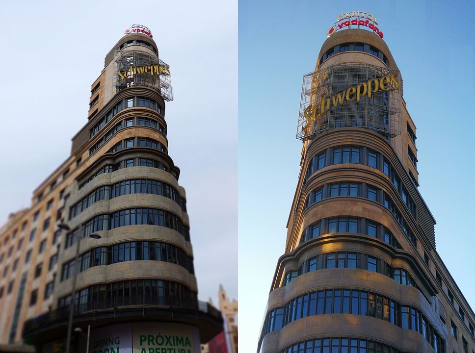 Rascacielos Art Decó en España