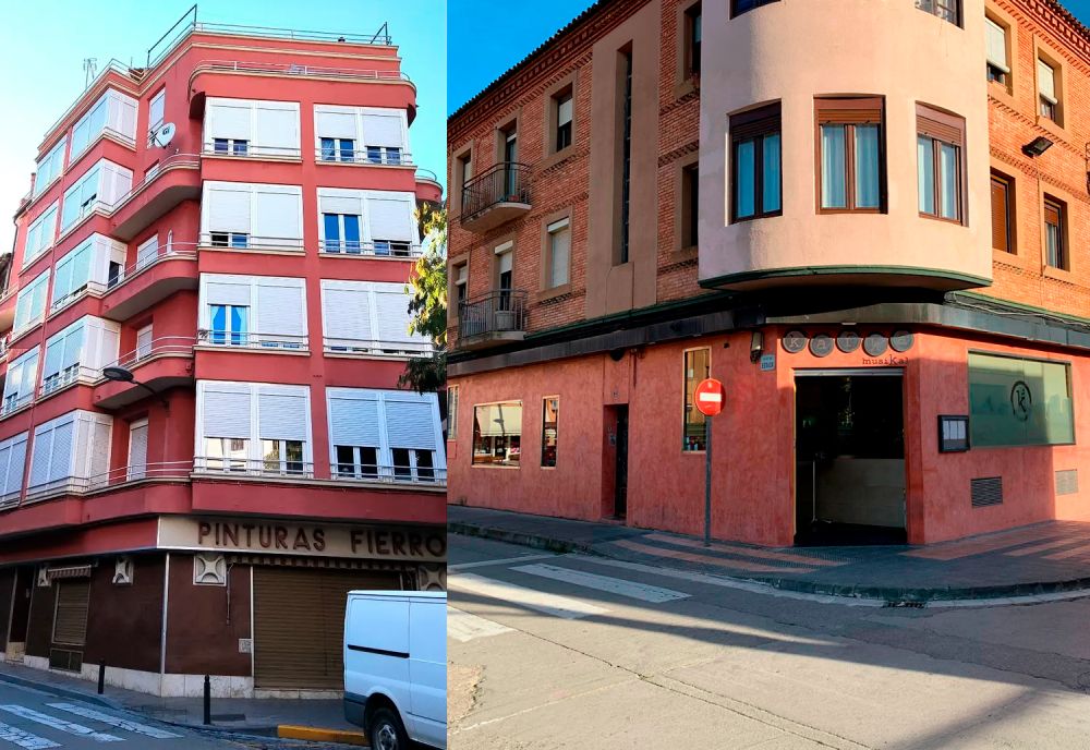 Arquitectura Art Decó en la ciudad de Barbastro en Huesca