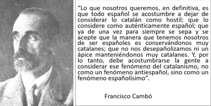 Origen de Cataluña Cultura Diversa Francisco Cambó