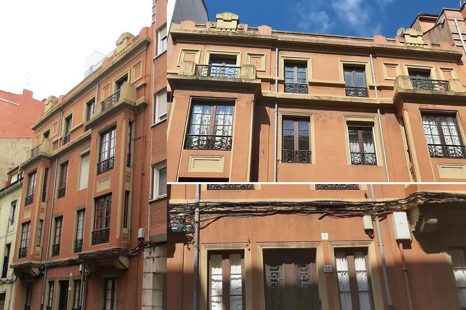 Calle Ezcurdia 11 es Art Decó en Gijón