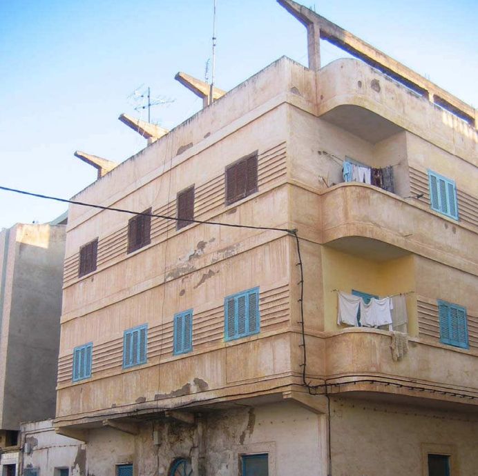 Viviendas de Art Decó racionalista en avenida Mohamed Amezziane Er Rif