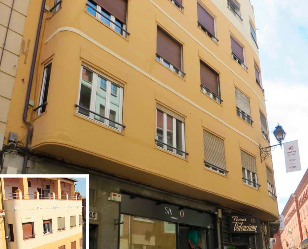 Calle Ramón y Cajal 27 Teruel Art Decó Streamline Moderne de 1943
