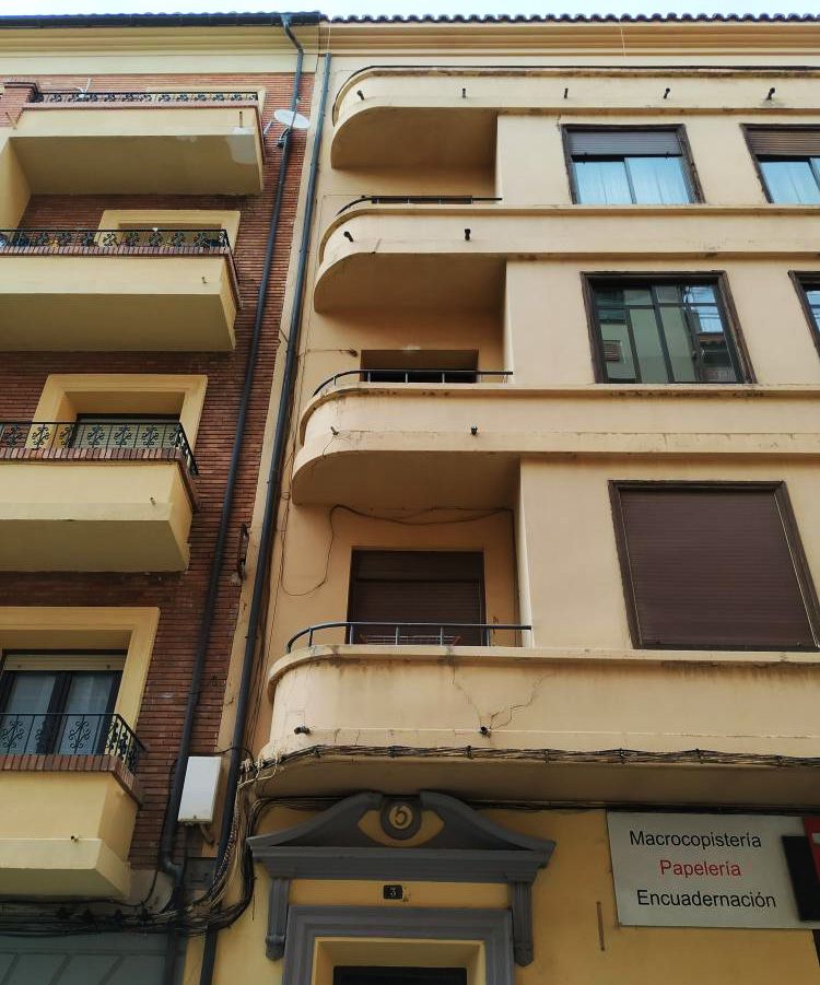 Plaza Goya 3 Teruel Art Decó Streamline Moderne