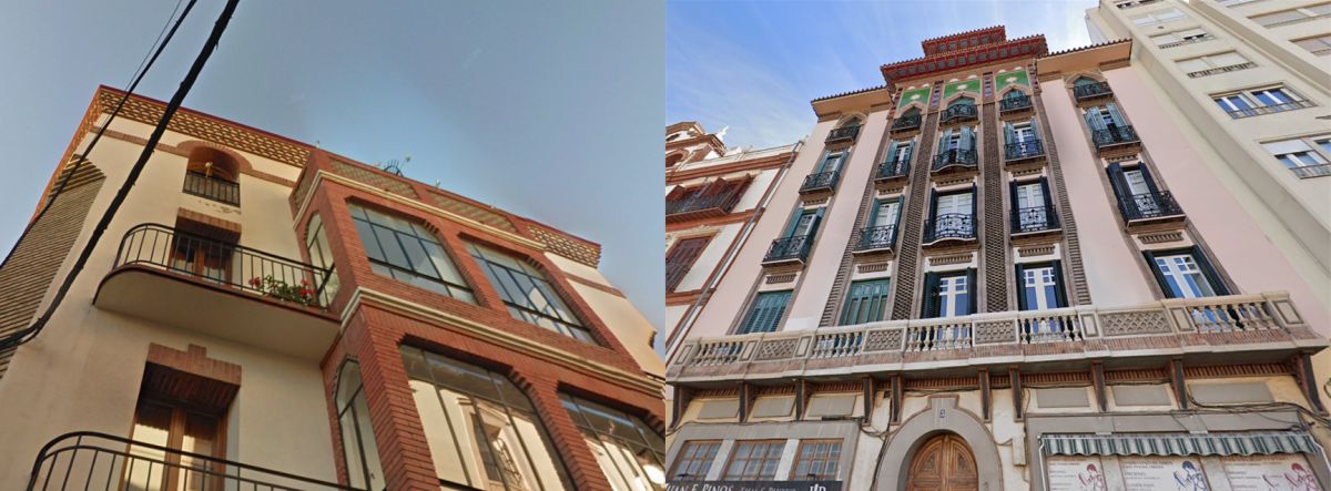 Regionalismo Decó, fusión de Modernismo, Regionalismo y Art Decó en Huesca y Málaga