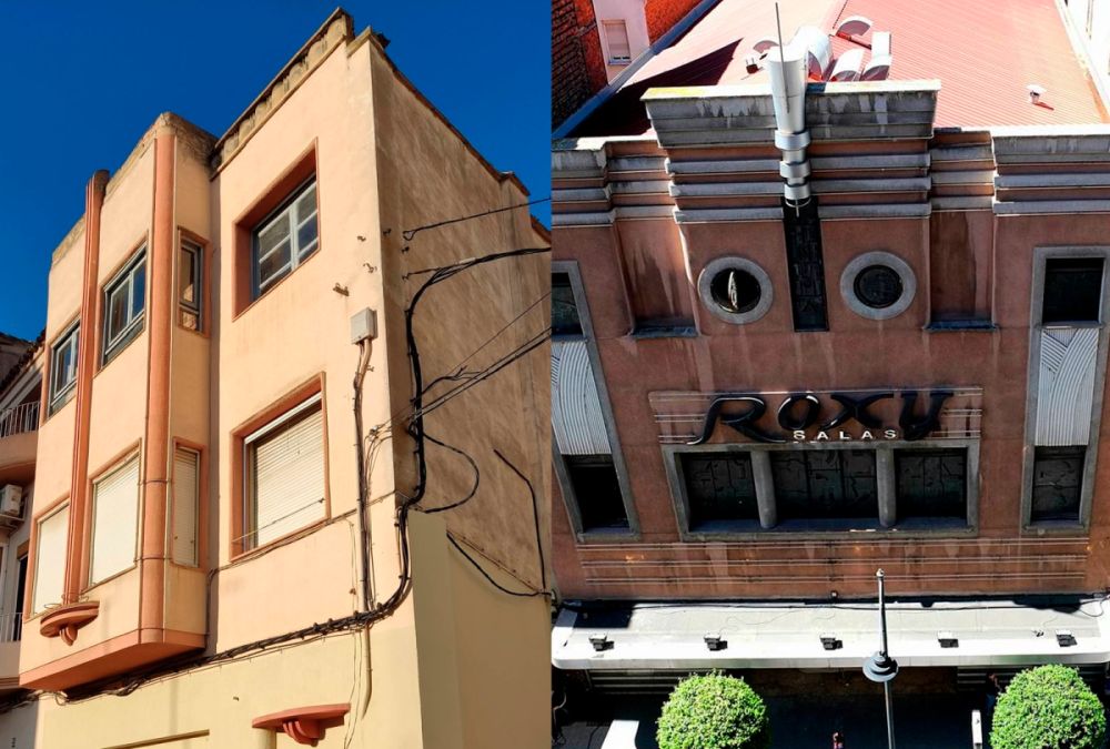 Influencias del Art Decó del cine Roxy de Valladolid en Tamarite de Litera, Huesca