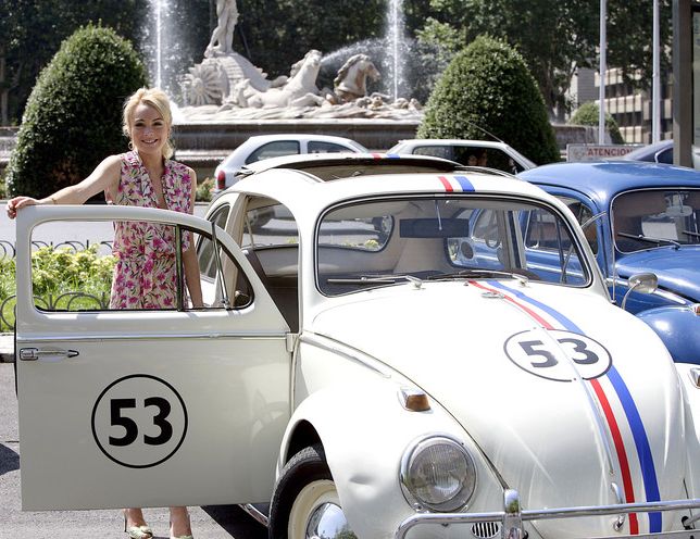 Lindsay Lohan en la presentación de Herbie en Madrid