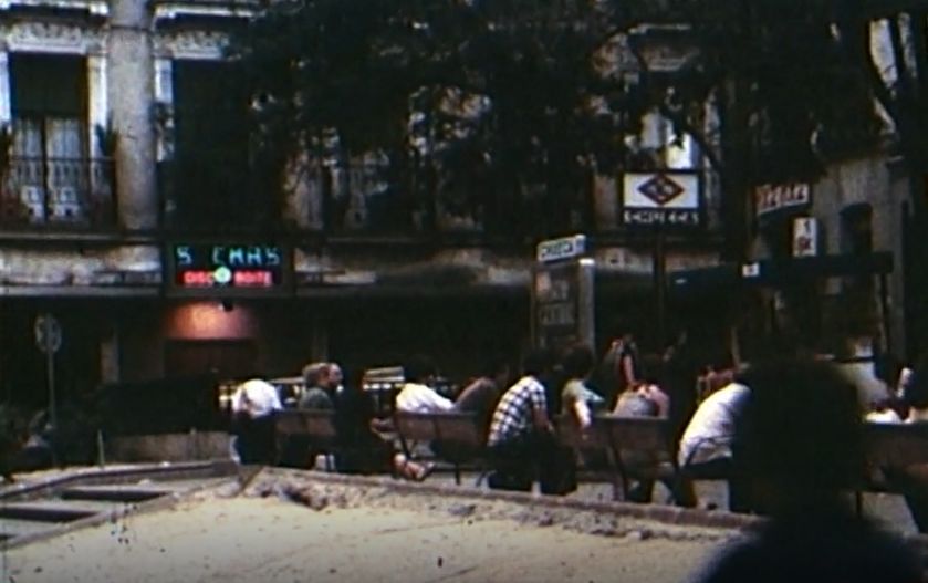 Plaza de Chueca de Madrid en los años 80