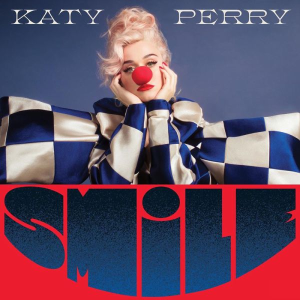 Expresión en la portada de Smile de Katy Perry