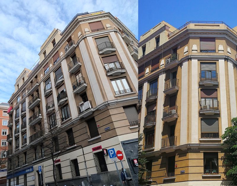 Madrid Art Decó Zigzag Moderne en calle Cristóbal Bordiú