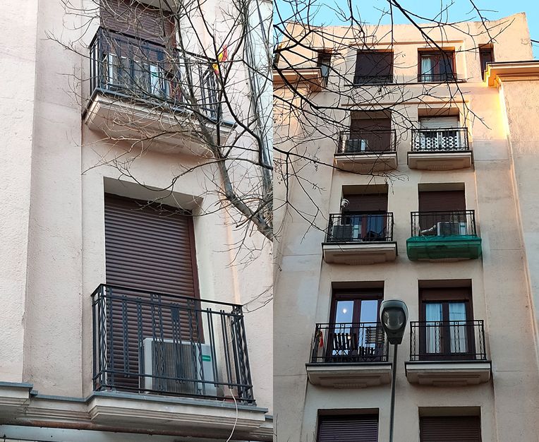 Arquitectura Art Decó en la calle García de Paredes 33