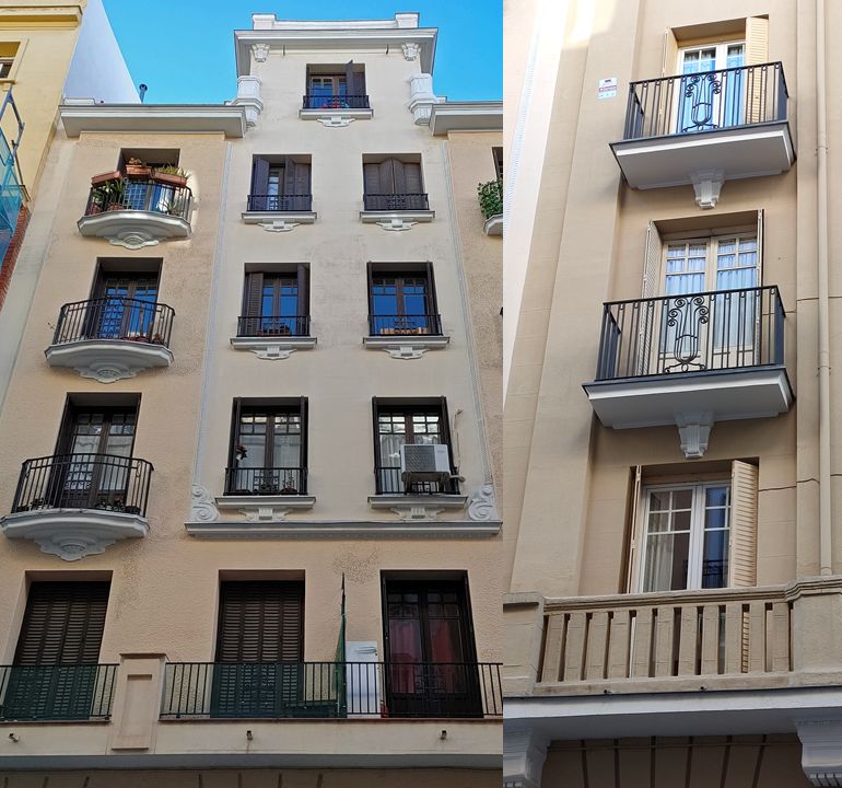 Madrid Art Decó en los números 14 y 12 de la calle Españoleto