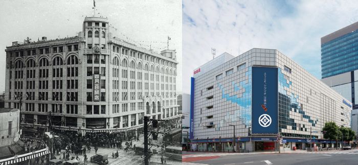 Antes y después de Matsuzakaya Ueno en Tokio