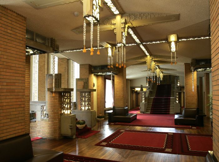 Interior expresionista-Art Decó de la Oficina del Primer Ministro