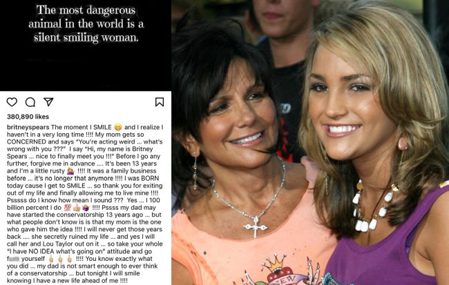 Jamie Lynn Spears y Lynne Spears en la tutela de Britney Spears