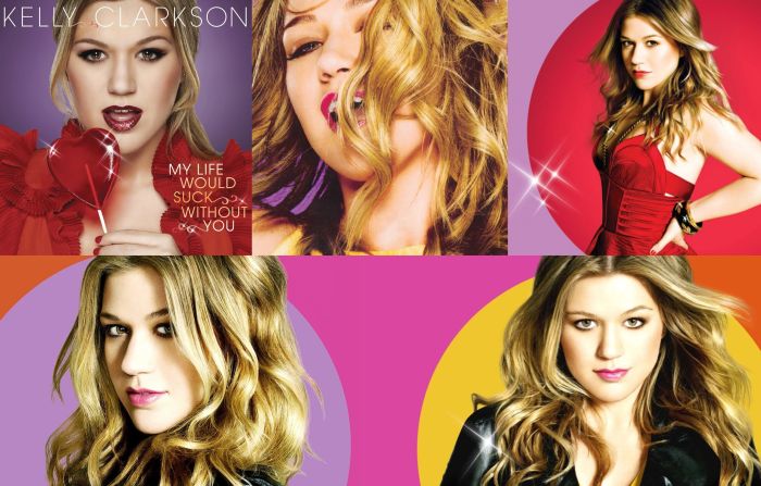 Estética ultra pop chicle de Kelly Clarkson en la era All I Ever Wanted