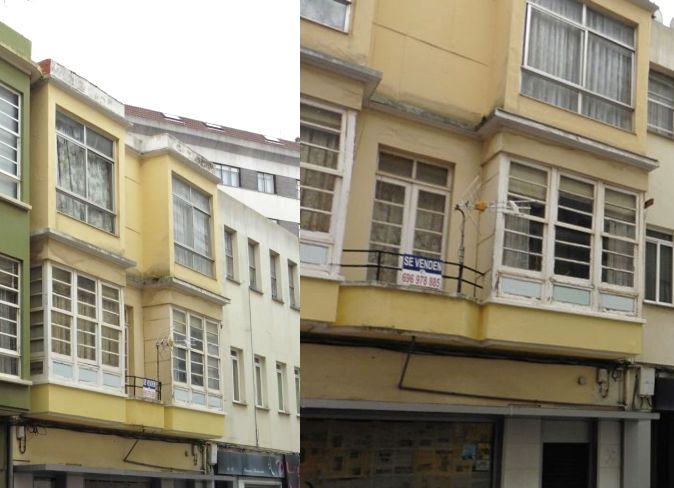 Rúa Pascual Veiga 13 Ferrol Art Decó frontera
