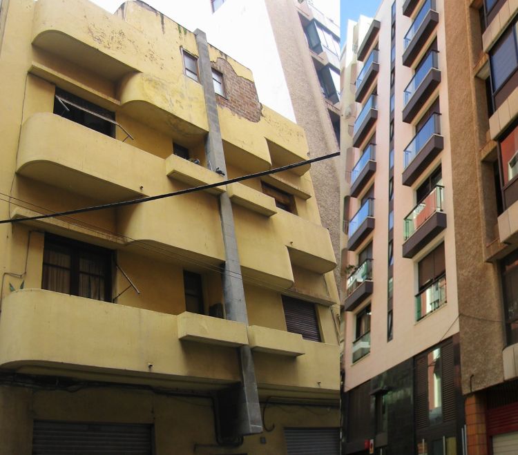 Santa Cruz de Tenerife Art Decó derruido: calle Carmen Monteverde 48
