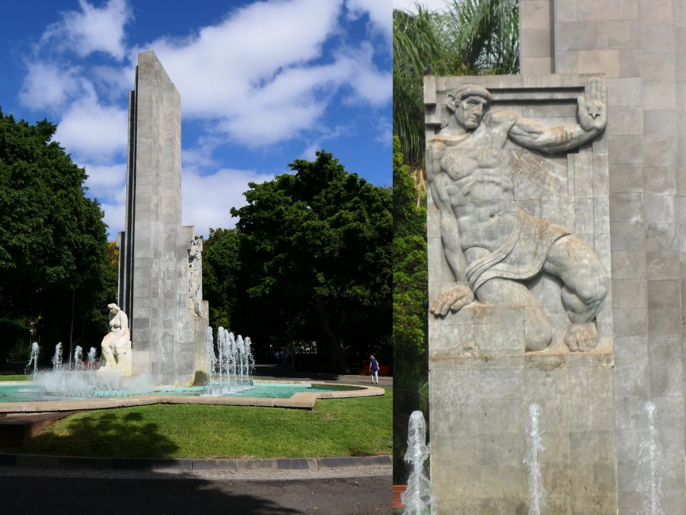 Monumento a García Sanabria, escultura Art Decó