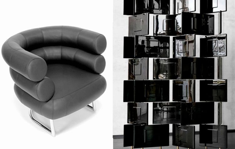 Creaciones de Eileen Gray: el sillón Bibendum y el biombo Block Screen