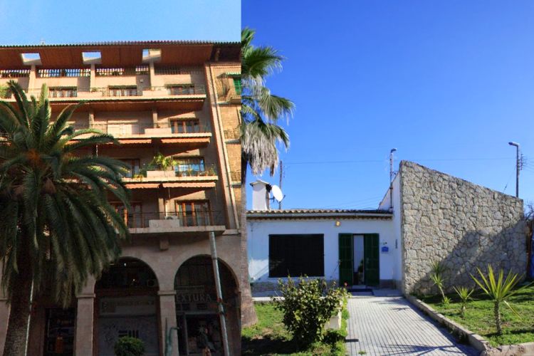 Jaume III, 24 de Palma y conjunto residencial de Alcudia, obras arquitectónicas de Josep Ferragut Pou