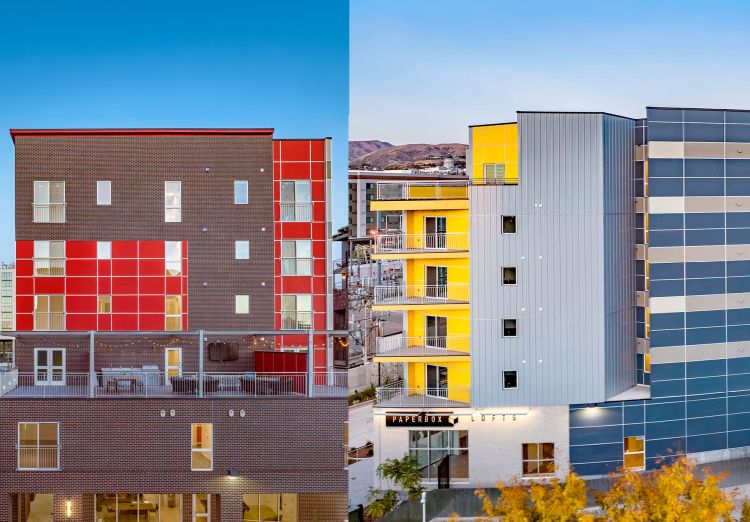 Paperbox Lofts de Salt Lake City, diseñados por Julia Oderda, arquitecta y mujer trans