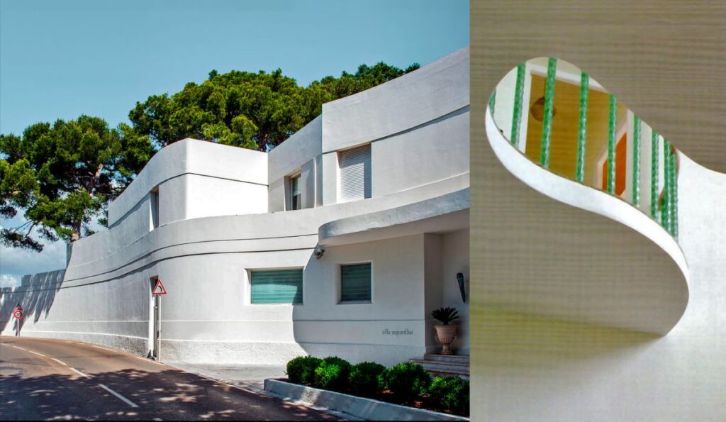 Villa Aujourd’hui, arquitectura Art Decó Streamline Moderne diseñada por Barry Dierks